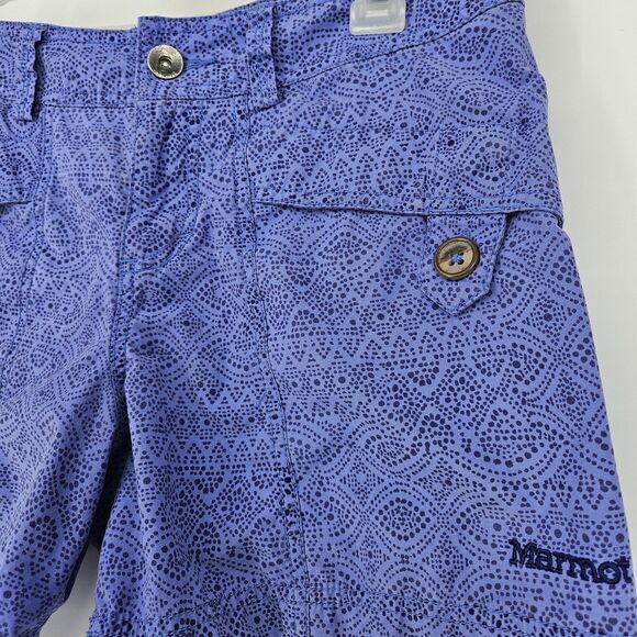 Marmot Shorts Womens Small Ginny Purple Black Hiking Outdoors S Casual - Picture 2 of 10